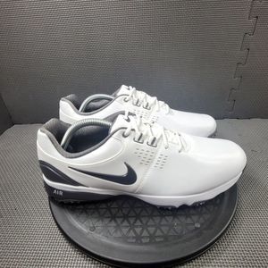 Womens Sz 9.5 Wide White Nike Golf Air Rival Golf Shoes